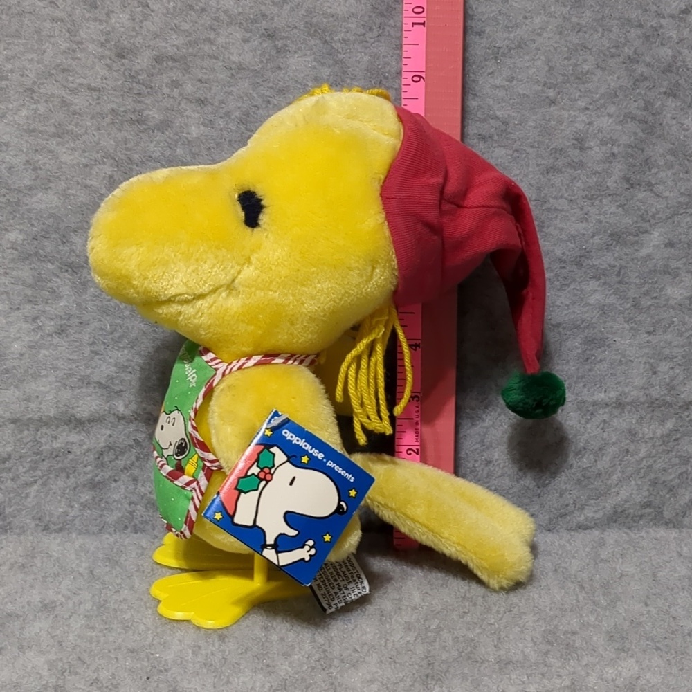 Vintage 1972 Applause Christmas Plush Woodstock Elf Santa's Helper - Picture 10 of 10